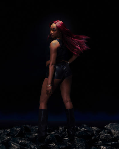 Red Closure Wig